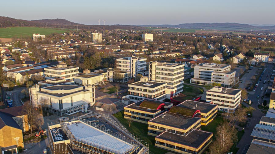 Bildung Universität Hildesheim Luftaufnahmen