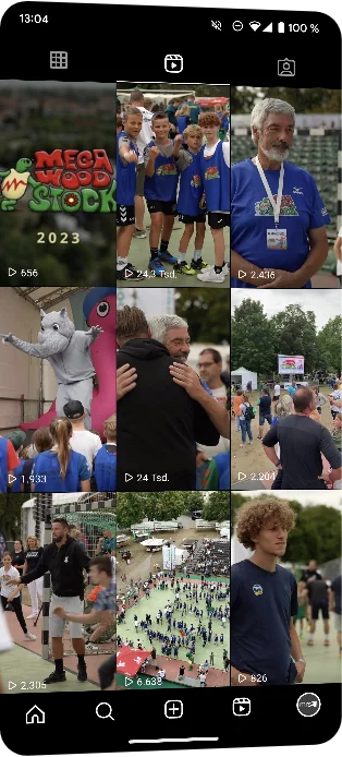 Betreuung Handball Reels megawoodstock Social Media Marketing