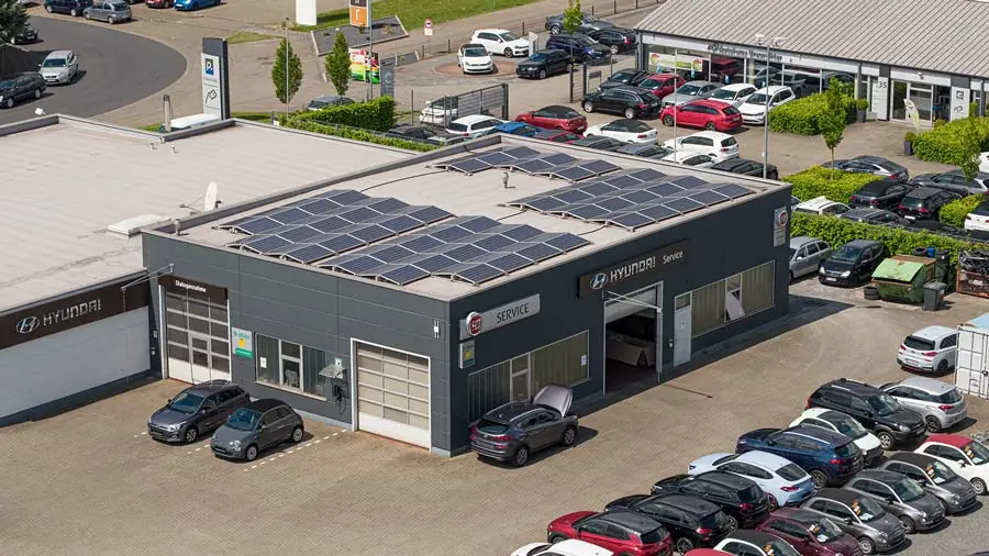 Autohaus Werkstatt HEINEMANN Luftaufnahmen